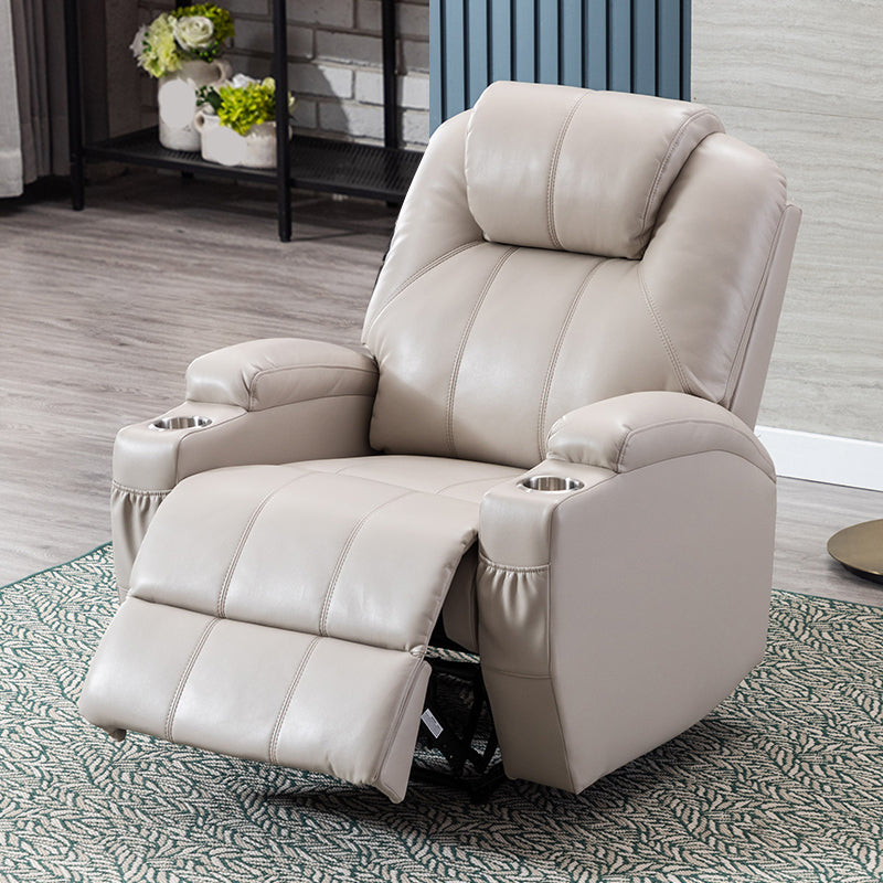 Recliner contemporanea per la casa con porta e braccia