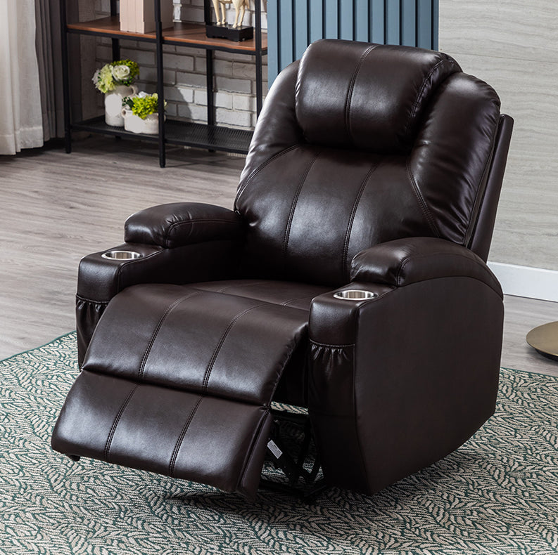 Recliner contemporanea per la casa con porta e braccia