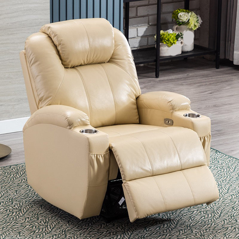 Recliner contemporanea per la casa con porta e braccia