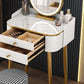 15.74" Wide Makeup Vanity Desk Glam Vanity Tables with 2 Drawers