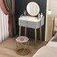 15.74" Wide Makeup Vanity Desk Glam Vanity Tables with 2 Drawers