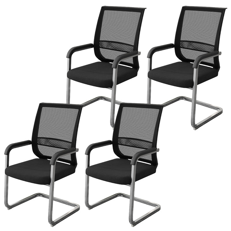 Fixed Arms Office Chair No Distressing Modern Ergonomic Chair 4 Piece Set Clearhalo 'furn' 'furn_office_chair' 'Furniture' 'Office Chairs' 'Office Furniture' 'office_chair' 7189591