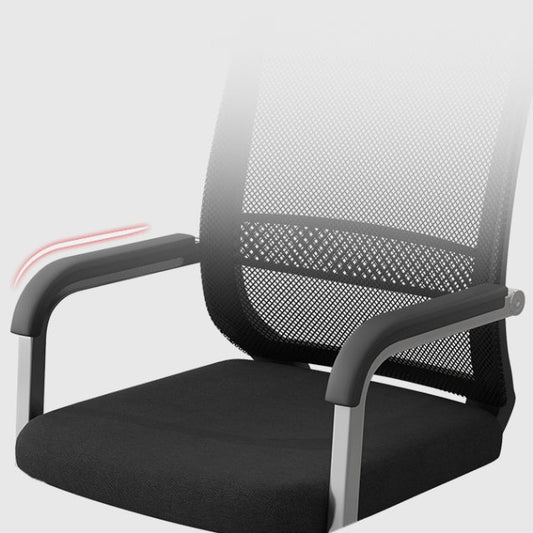 Fixed Arms Office Chair No Distressing Modern Ergonomic Chair Clearhalo 'furn' 'furn_office_chair' 'Furniture' 'Office Chairs' 'Office Furniture' 'office_chair' 7189599