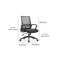 Modern Fixed Arms Office Chair Tilt Mechanism No Distressing Ergonomic Desk Chair Clearhalo 'furn' 'furn_office_chair' 'Furniture' 'Office Chairs' 'Office Furniture' 'office_chair' 7189615