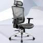 Modern Slide Office Chair Removable Arms Adjustable Seat Height Desk Chair Grey 1 Piece Clearhalo 'furn' 'furn_office_chair' 'Furniture' 'Office Chairs' 'Office Furniture' 'office_chair' 7189634