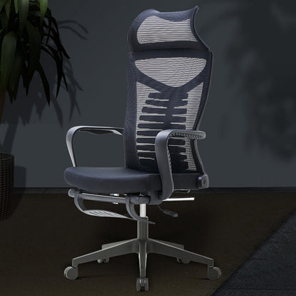 Modern Fixed Arms Office Chair Tilt Mechanism No Distressing Desk Chair 1 Piece Nylon Clearhalo 'furn' 'furn_office_chair' 'Furniture' 'Office Chairs' 'Office Furniture' 'office_chair' 7189651