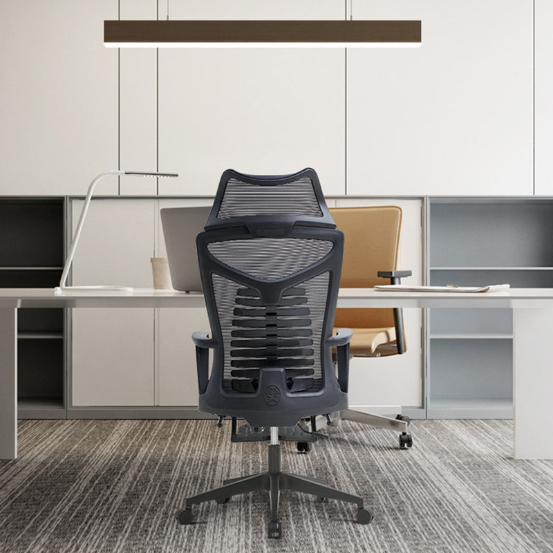 Modern Fixed Arms Office Chair Tilt Mechanism No Distressing Desk Chair Clearhalo 'furn' 'furn_office_chair' 'Furniture' 'Office Chairs' 'Office Furniture' 'office_chair' 7189653