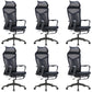 Modern Fixed Arms Office Chair Tilt Mechanism No Distressing Desk Chair 6 Piece Set Nylon Clearhalo 'furn' 'furn_office_chair' 'Furniture' 'Office Chairs' 'Office Furniture' 'office_chair' 7189656