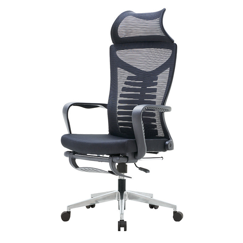 Modern Fixed Arms Office Chair Tilt Mechanism No Distressing Desk Chair 1 Piece Aluminum Clearhalo 'furn' 'furn_office_chair' 'Furniture' 'Office Chairs' 'Office Furniture' 'office_chair' 7189661