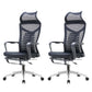 Modern Fixed Arms Office Chair Tilt Mechanism No Distressing Desk Chair 2 Piece Set Metal Clearhalo 'furn' 'furn_office_chair' 'Furniture' 'Office Chairs' 'Office Furniture' 'office_chair' 7189671
