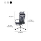 Modern Fixed Arms Office Chair Tilt Mechanism No Distressing Desk Chair Clearhalo 'furn' 'furn_office_chair' 'Furniture' 'Office Chairs' 'Office Furniture' 'office_chair' 7189675