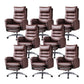 Schwenkbar armloser gepolsterter Bürostuhl Ergonomic High Back Manager Chair Stuhl