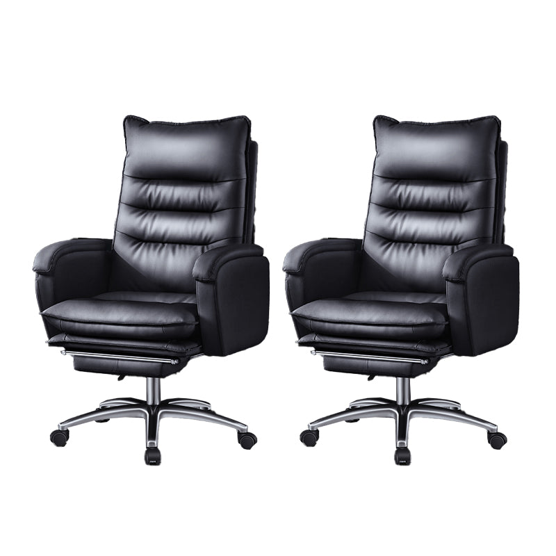 Schwenkbar armloser gepolsterter Bürostuhl Ergonomic High Back Manager Chair Stuhl