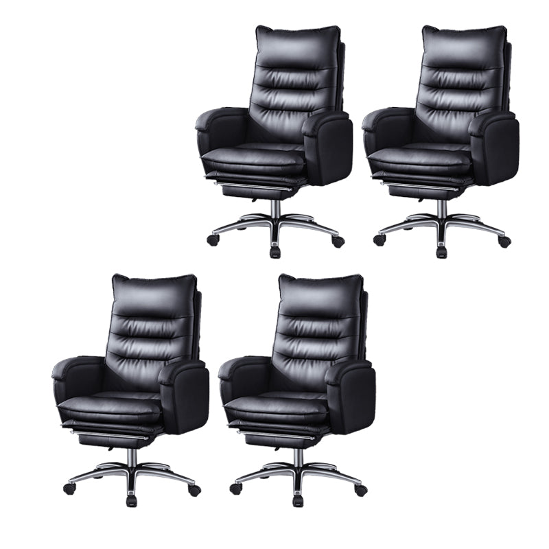 Schwenkbar armloser gepolsterter Bürostuhl Ergonomic High Back Manager Chair Stuhl