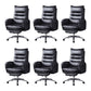 Schwenkbar armloser gepolsterter Bürostuhl Ergonomic High Back Manager Chair Stuhl