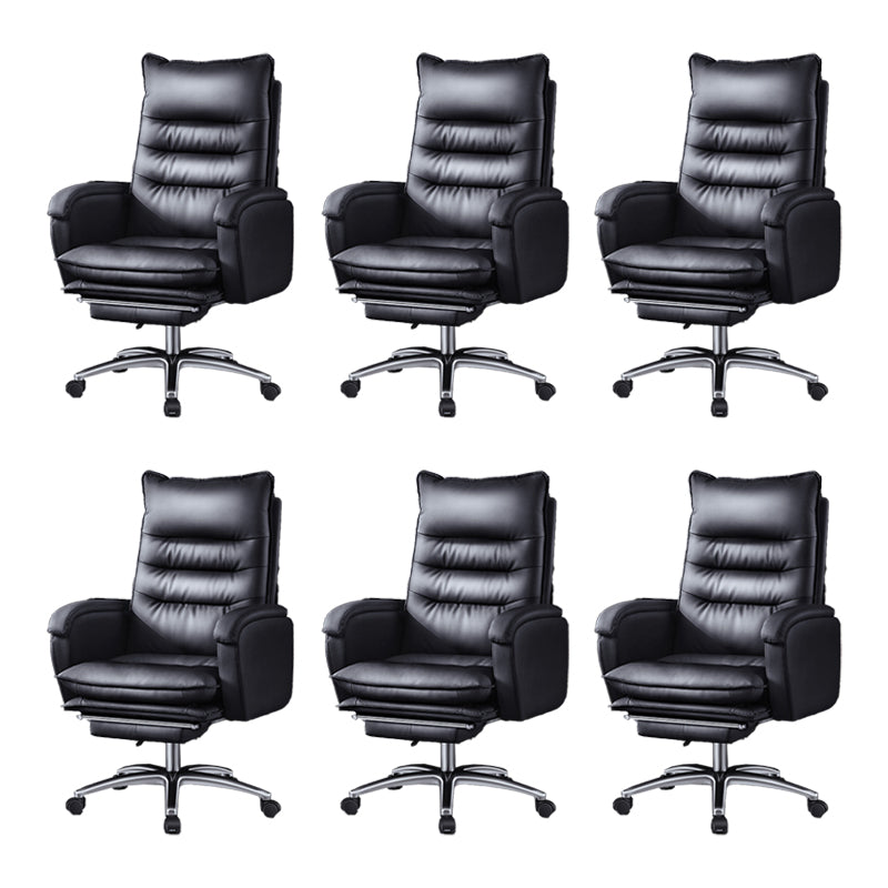 Schwenkbar armloser gepolsterter Bürostuhl Ergonomic High Back Manager Chair Stuhl