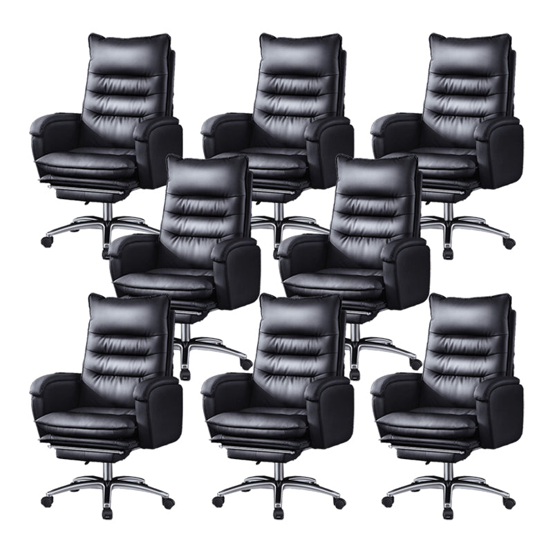 Schwenkbar armloser gepolsterter Bürostuhl Ergonomic High Back Manager Chair Stuhl