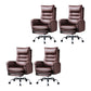 Schwenkbar armloser gepolsterter Bürostuhl Ergonomic High Back Manager Chair Stuhl