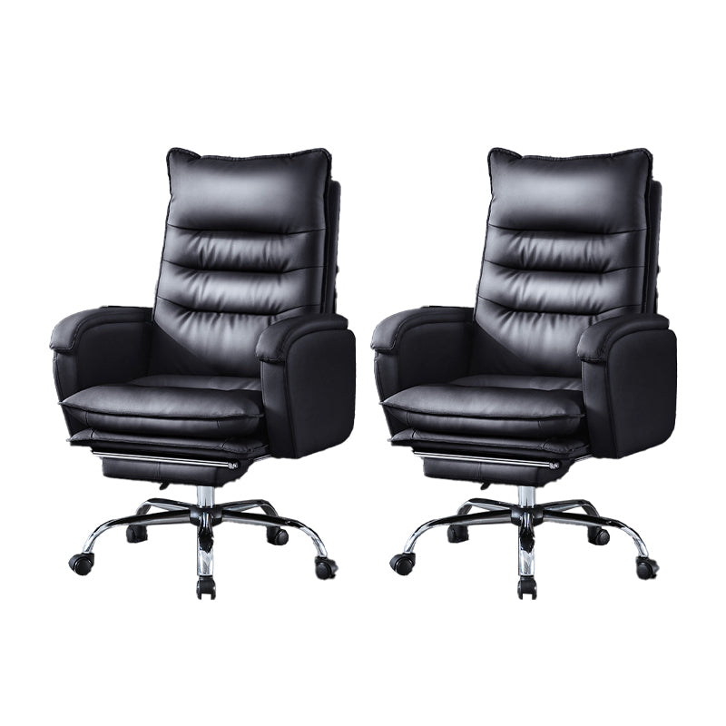 Schwenkbar armloser gepolsterter Bürostuhl Ergonomic High Back Manager Chair Stuhl