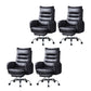 Schwenkbar armloser gepolsterter Bürostuhl Ergonomic High Back Manager Chair Stuhl
