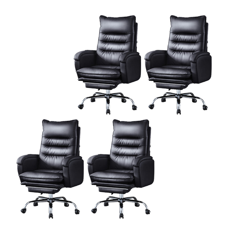 Schwenkbar armloser gepolsterter Bürostuhl Ergonomic High Back Manager Chair Stuhl