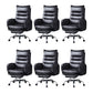 Schwenkbar armloser gepolsterter Bürostuhl Ergonomic High Back Manager Chair Stuhl