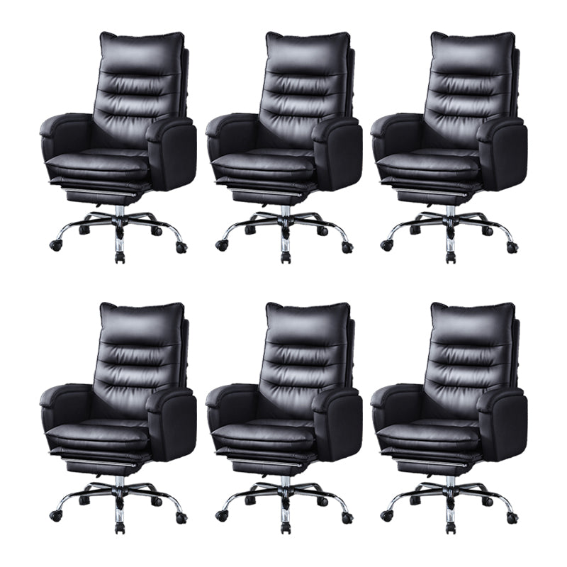 Schwenkbar armloser gepolsterter Bürostuhl Ergonomic High Back Manager Chair Stuhl