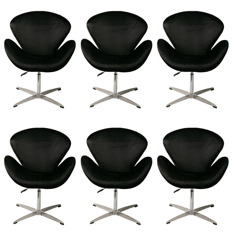 Modern Armless Office Chair No Distressing No Wheels Ergonomic Desk Chair