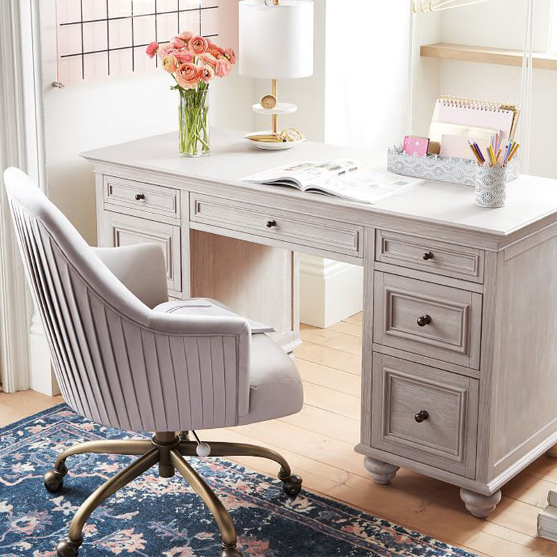 Moderne stijl armloze bureaustoel ergonomische geen pijnlijke bureaustoelstoel