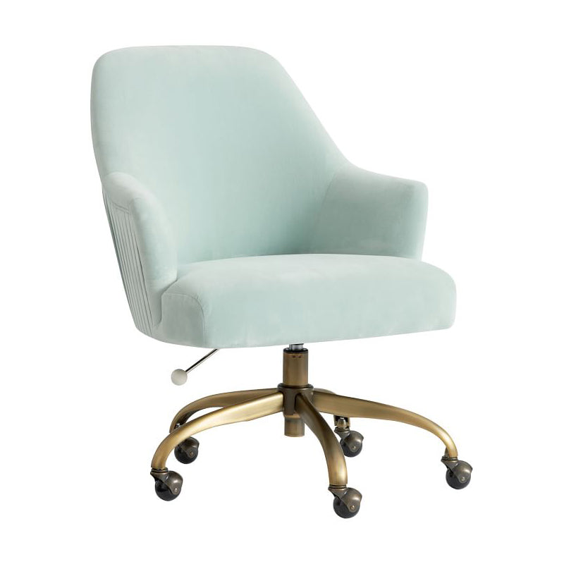 Moderne stijl armloze bureaustoel ergonomische geen pijnlijke bureaustoelstoel