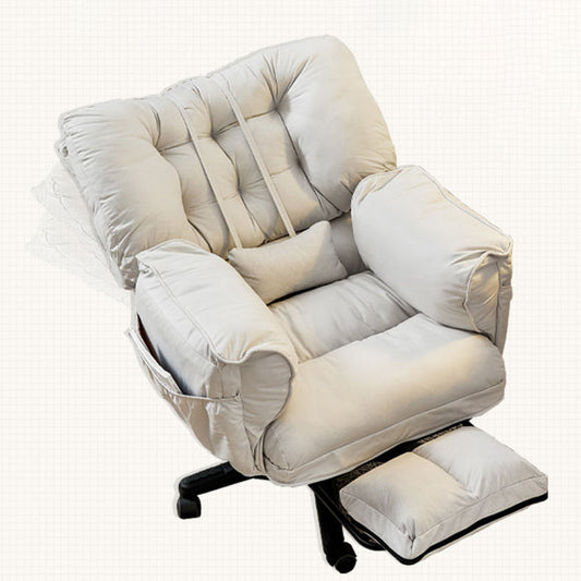 Sedia da ufficio moderna senza braccio senza angoscia sedia da scrivania ergonomica