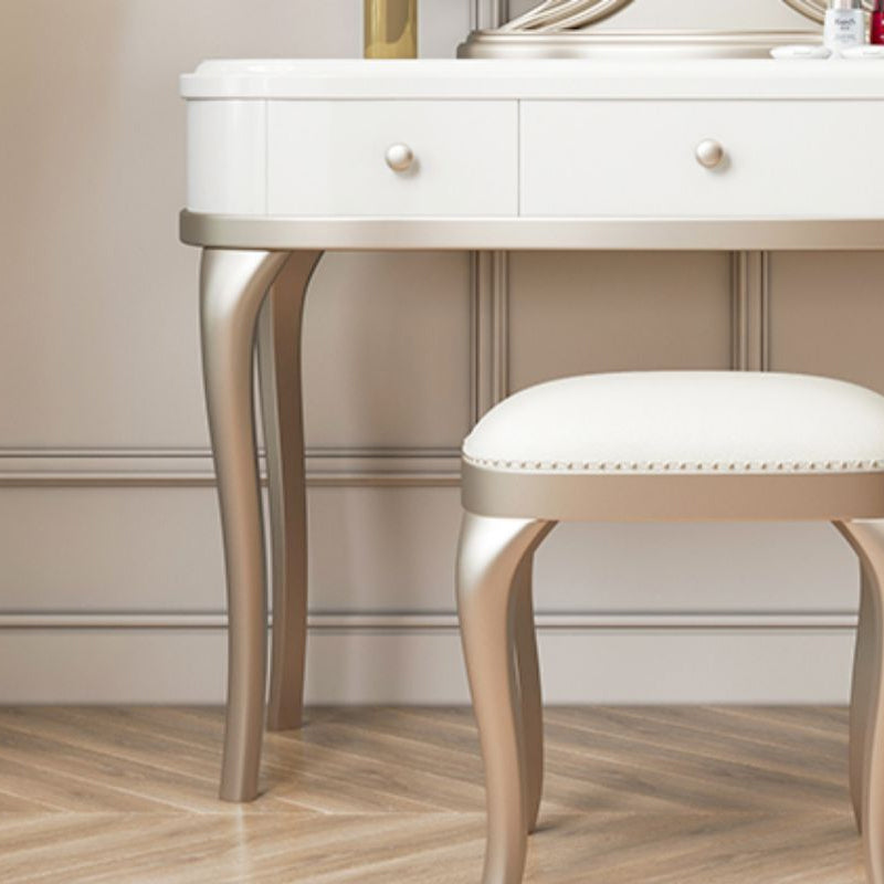 Victorian Storage Makeup Vanity Desano da letto da letto Schibini da tavolo con 3 cassetti