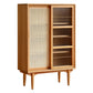Closed Back Bookshelf Solid Wood Contemporary Bookcase with Doors Clearhalo 'Bookcases' 'furn' 'furn_bookcases' 'Furniture' 'Office Furniture' 7189915