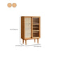 Closed Back Bookshelf Solid Wood Contemporary Bookcase with Doors Clearhalo 'Bookcases' 'furn' 'furn_bookcases' 'Furniture' 'Office Furniture' 7189926