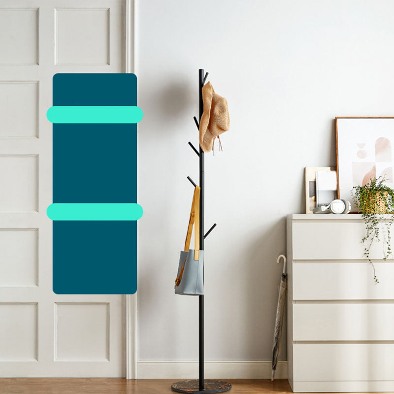 Tree per sala d'ingresso di ferro moderna 66,92 "H gancio di cappotto per soggiorno