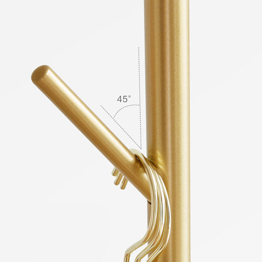 Tree per sala d'ingresso di ferro moderna 66,92 "H gancio di cappotto per soggiorno