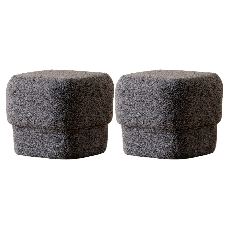 Flanell Standard Stuhl Moderner Stil einfacher Haushaltsquadratmetermantel