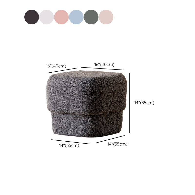 Flanell Standard Stuhl Moderner Stil einfacher Haushaltsquadratmetermantel