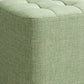 Modern Pouf Ottoman Cotton Upholstered Tufted Solid Color Square Ottoman Clearhalo 'furn' 'furn_ottomans_poufs' 'Furniture' 'Living Room Furniture' 'Ottomans & Poufs' 'ottomans_poufs' 7191186