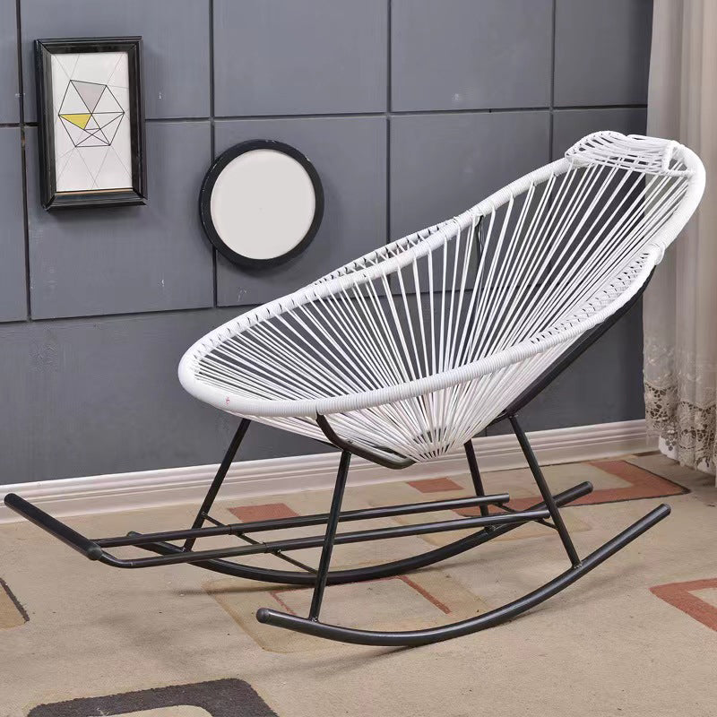 Chaise à bascule moderne en roteur en roteur simple pour salon et chambre à coucher
