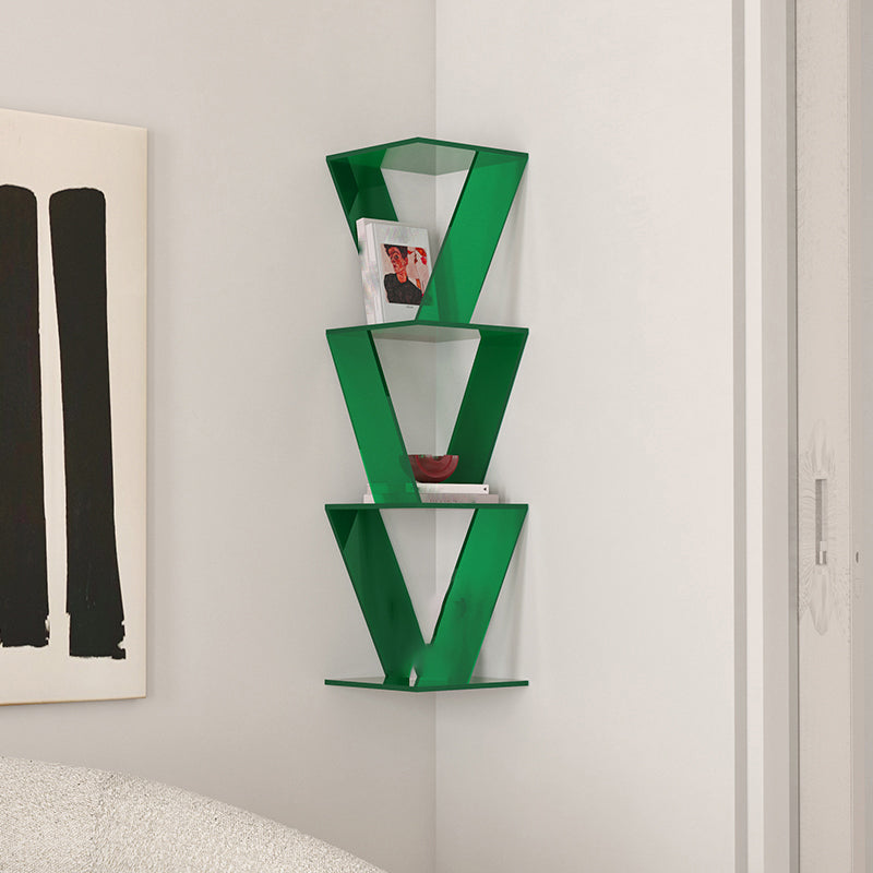 Contemporary Closed Back Vertical Bookshelf Acrylic Bookcase for Home Office Clearhalo 'Bookcases' 'furn' 'furn_bookcases' 'Furniture' 'Office Furniture' 7191336