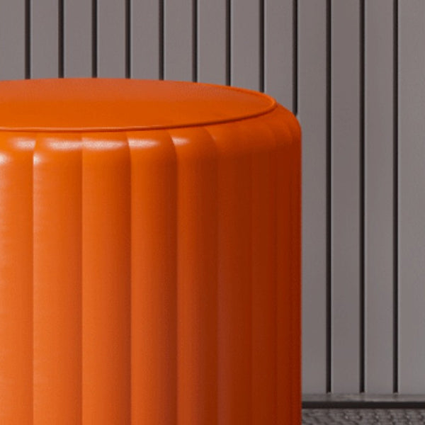 Copeador de maquillaje de cuero moderno de tocador moderno de mediados de siglo con espejo y taburetes