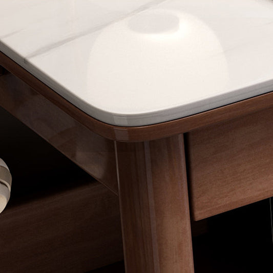 Rectangular Shaped Stone Office Desk 4 Legs Writing Desk for Home Clearhalo 'furn' 'furn_office_desk' 'Furniture' 'Office Desks' 'Office Furniture' 'office_desk' 7192994