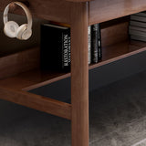 Rectangular Shaped Stone Office Desk 4 Legs Writing Desk for Home Clearhalo 'furn' 'furn_office_desk' 'Furniture' 'Office Desks' 'Office Furniture' 'office_desk' 7192996