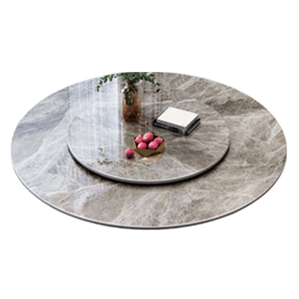 Sintered Stone Dining Table Round Wooden Base Dinner Table for Dining Room Clearhalo 'Dining Tables & Seating' 'Dining Tables' 'dining_table' 'furn' 'furn_dining_table' 'Furniture' 'Kitchen & Dining Furniture' 7193181