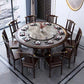 Traditional Round Dining Table for Home Brown Solid Wood Dinette Table Clearhalo 'Dining Tables & Seating' 'Dining Tables' 'dining_table' 'furn' 'furn_dining_table' 'Furniture' 'Kitchen & Dining Furniture' 7193203