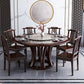 Traditional Round Dining Table for Home Brown Solid Wood Dinette Table Clearhalo 'Dining Tables & Seating' 'Dining Tables' 'dining_table' 'furn' 'furn_dining_table' 'Furniture' 'Kitchen & Dining Furniture' 7193204