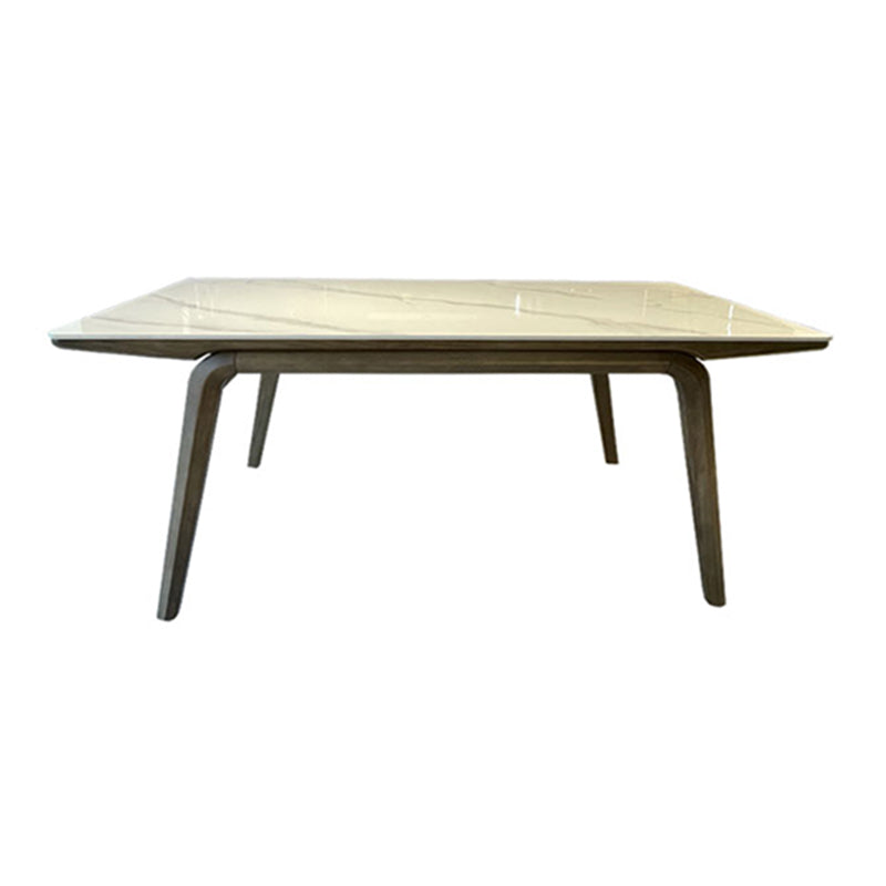 Ash Wood Frame Dinette Table Modern Rectangle Dining Table for Home Without Chairs Clearhalo 'Dining Tables & Seating' 'Dining Tables' 'dining_table' 'furn' 'furn_dining_table' 'Furniture' 'Kitchen & Dining Furniture' 7193239