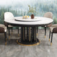 Modern Round Dining Table Sintered Stone Dinner Table for Dining Room Clearhalo 'Dining Tables & Seating' 'Dining Tables' 'dining_table' 'furn' 'furn_dining_table' 'Furniture' 'Kitchen & Dining Furniture' 7193283
