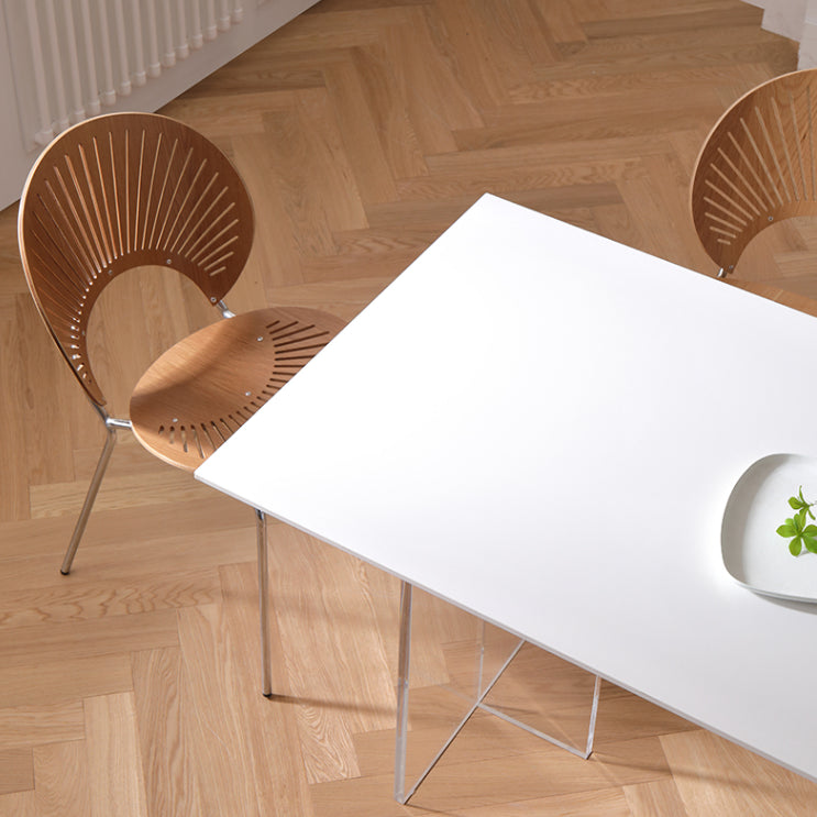 Tavolo da pranzo moderno rettangolare Tavolo da pranzo in pietra sinterizzata per sala da pranzo